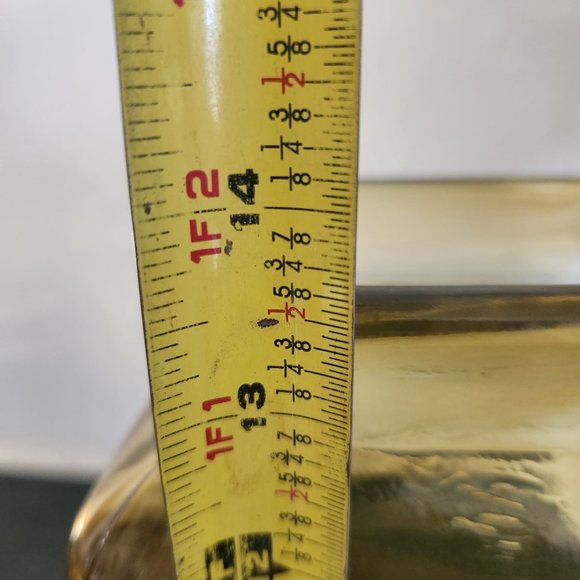 Heavy Gold Color Square Vase Unbranded - Picture 7 of 7